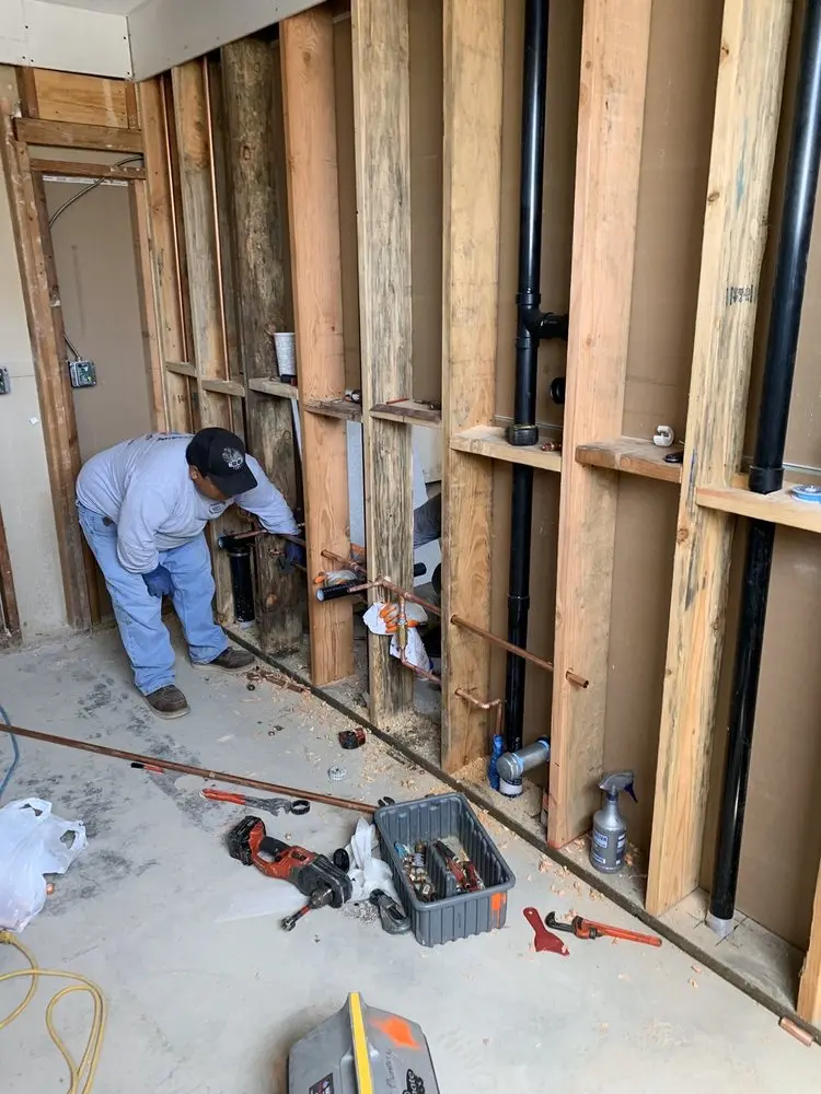 Commercial rough-in plumbing for Water Heater Replacement in Ashcroft Heights
